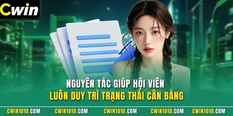 Nguyên tắc giúp hội viên luôn duy trì trạng thái cân bằng